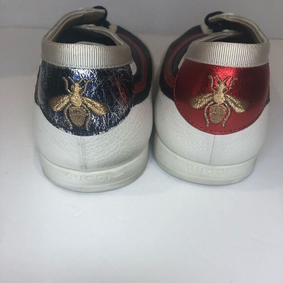 Gucci mens Falacer lace up sneakers size 8.5 - Picture 5 of 16